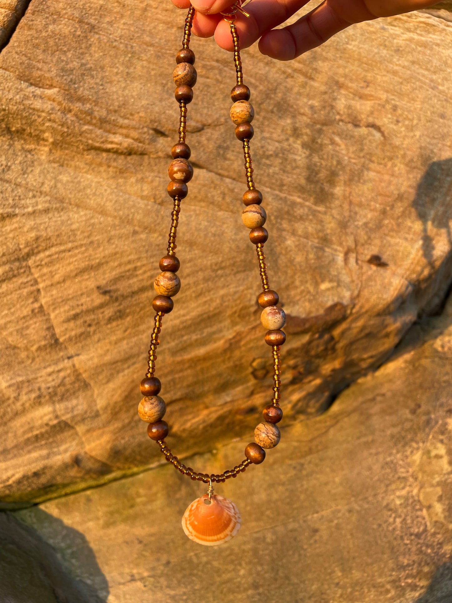 Namaste Cockle Necklace