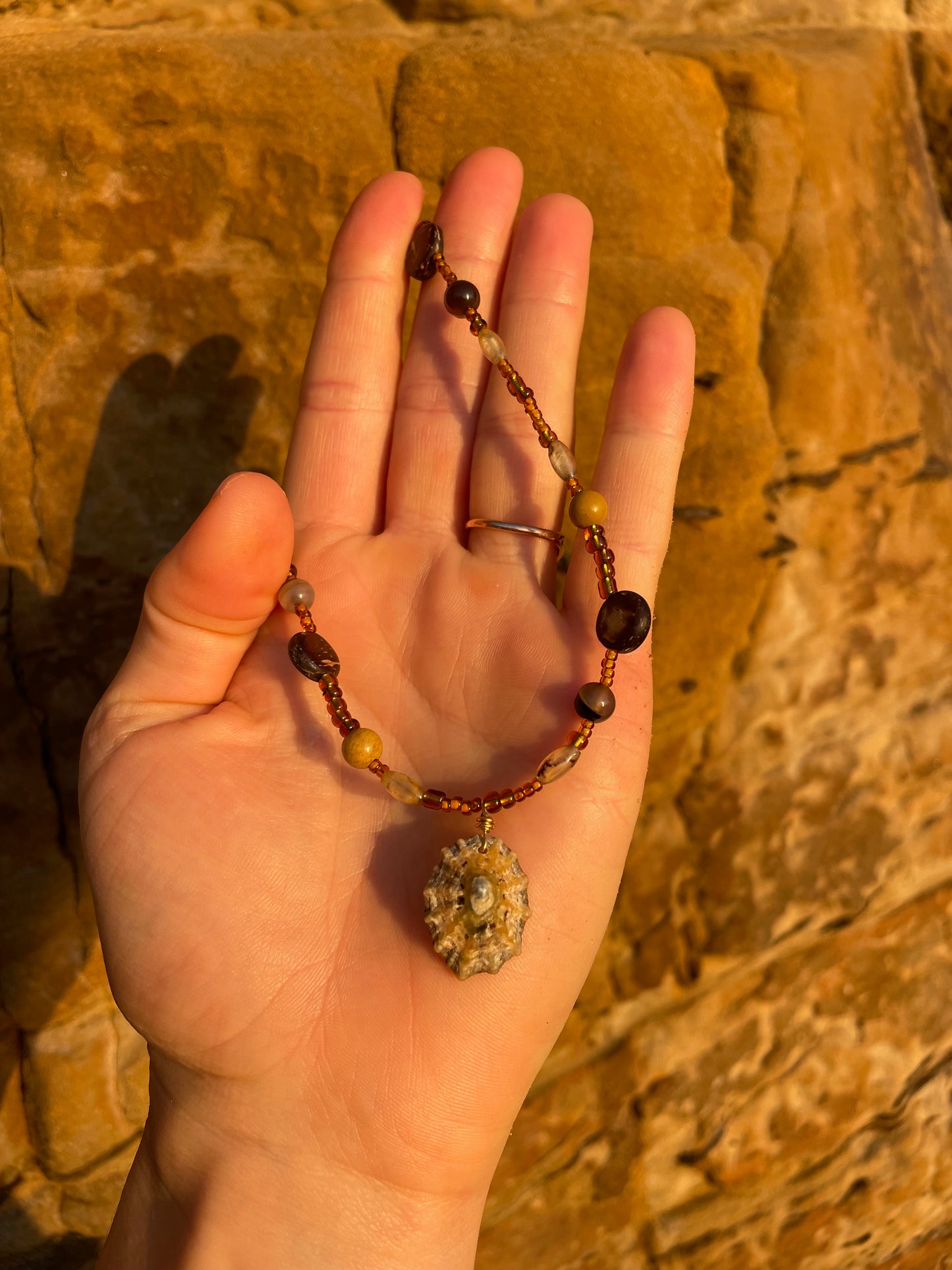 Sandy Limpet Necklace