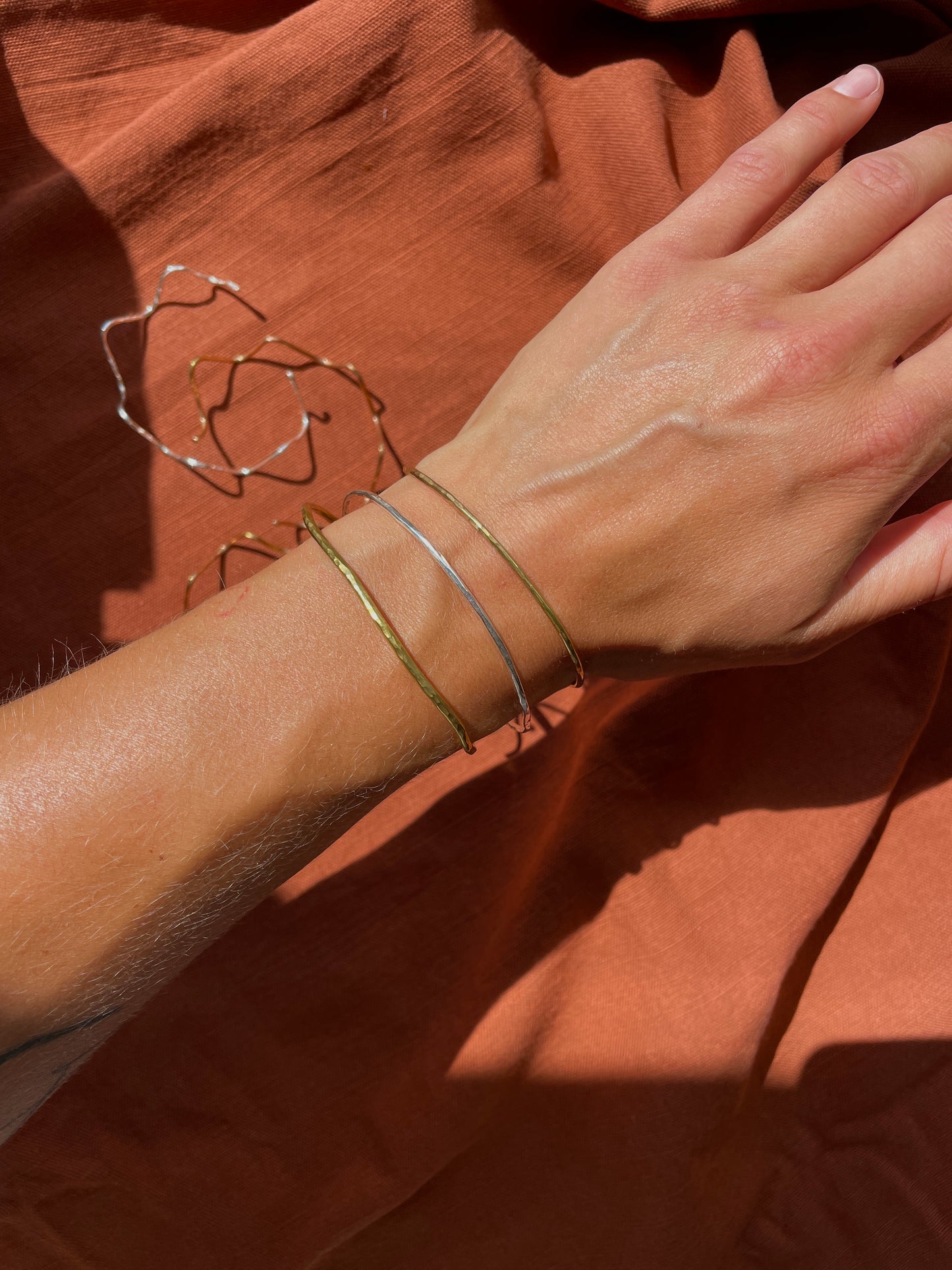 Hammered Bangle