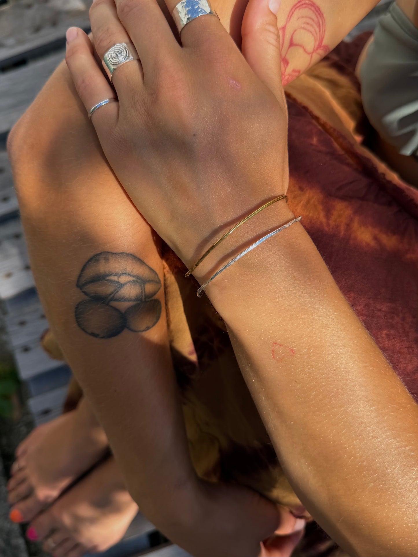 Hammered Bangle