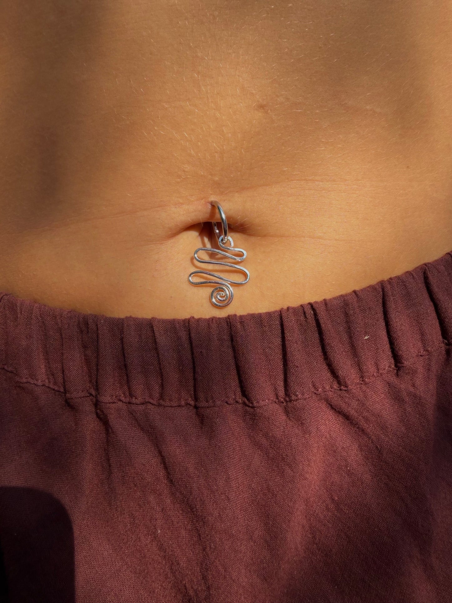 Waviness Belly Ring