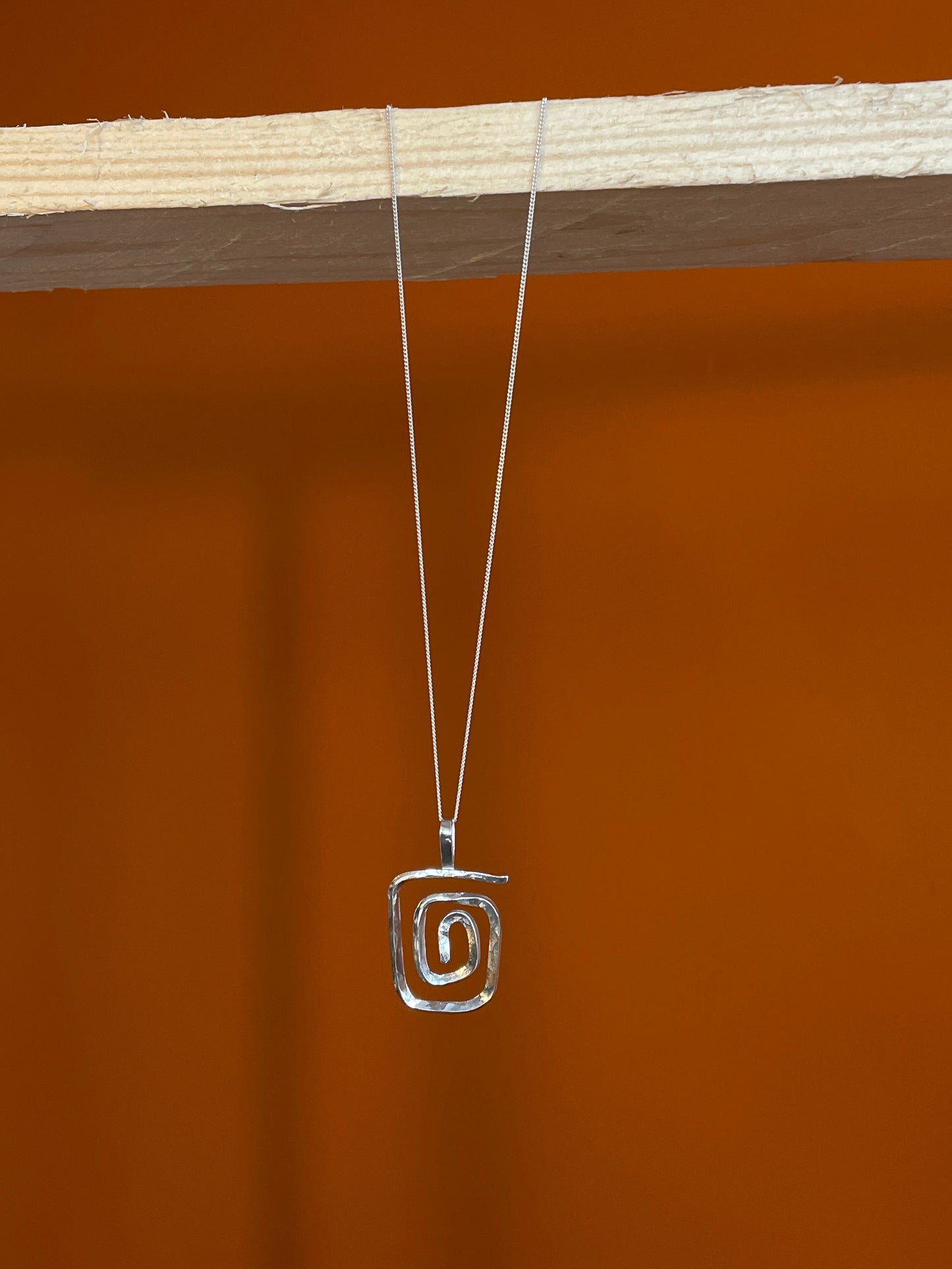 Square Meets Sprial Pendant