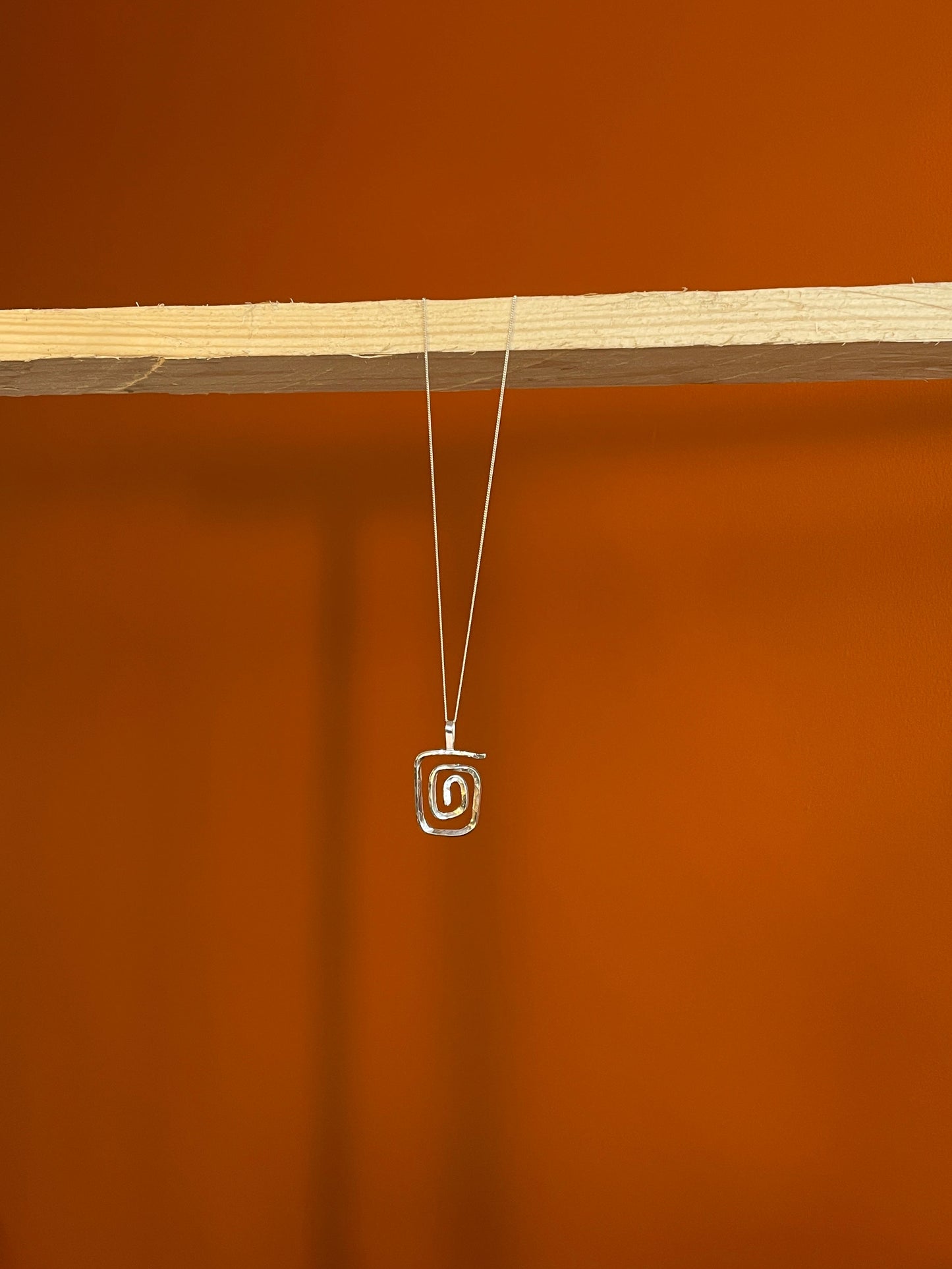 Square Meets Sprial Pendant