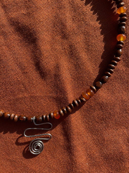 Carnelian x Coco Waviness Necklace
