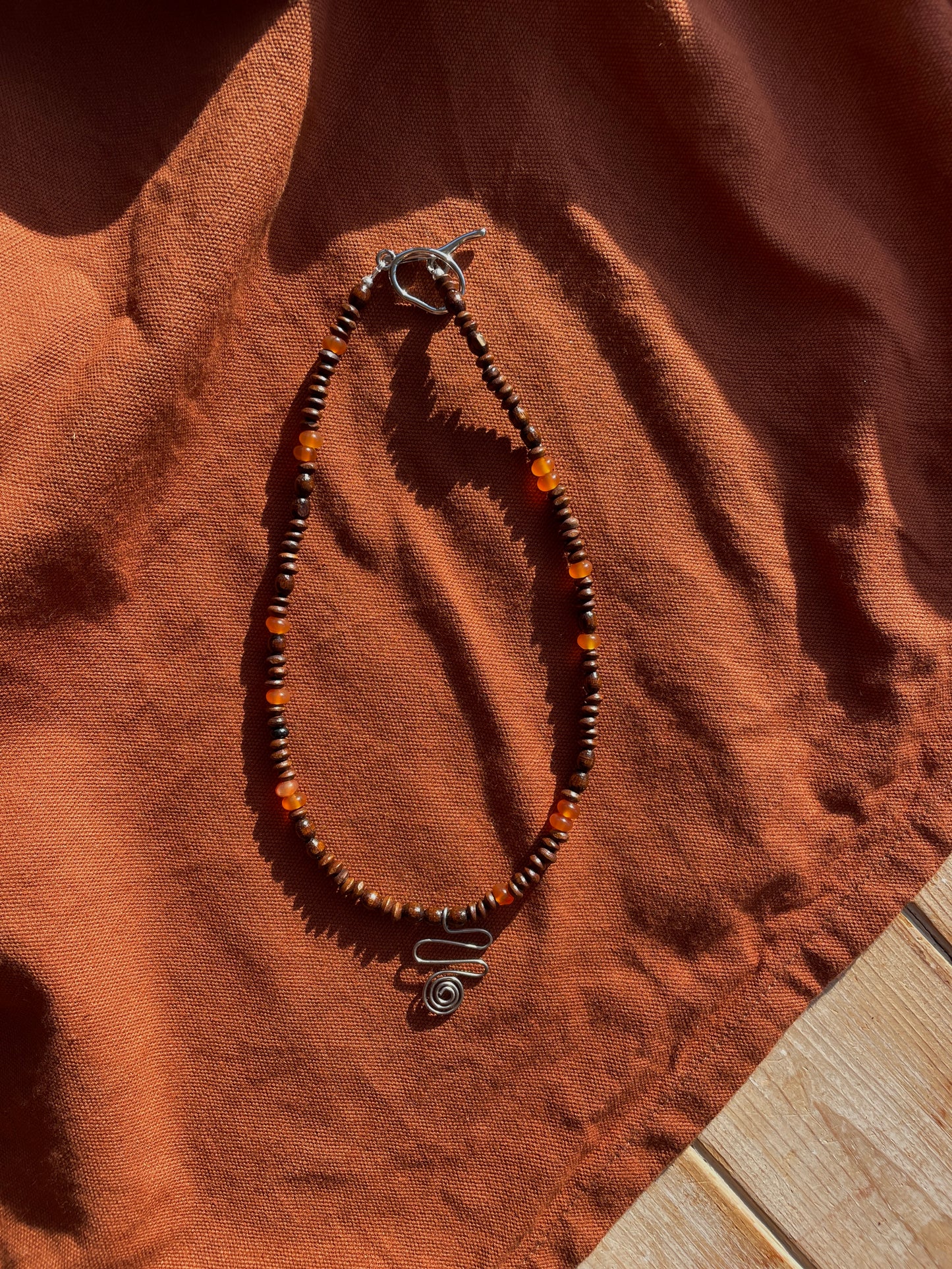 Carnelian x Coco Waviness Necklace