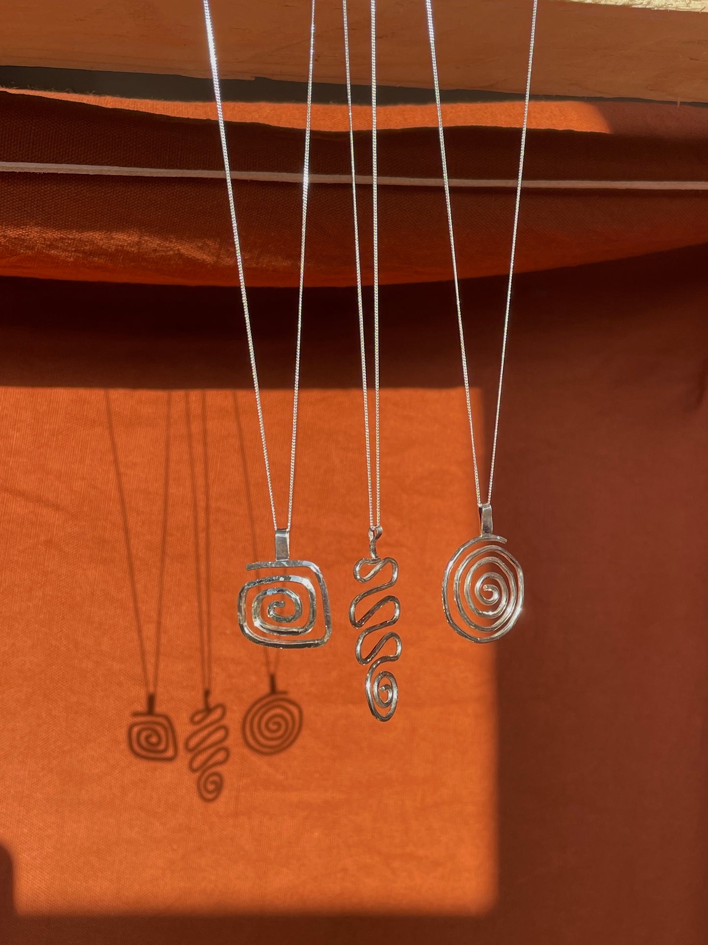 Funky Chunky Square Pendant