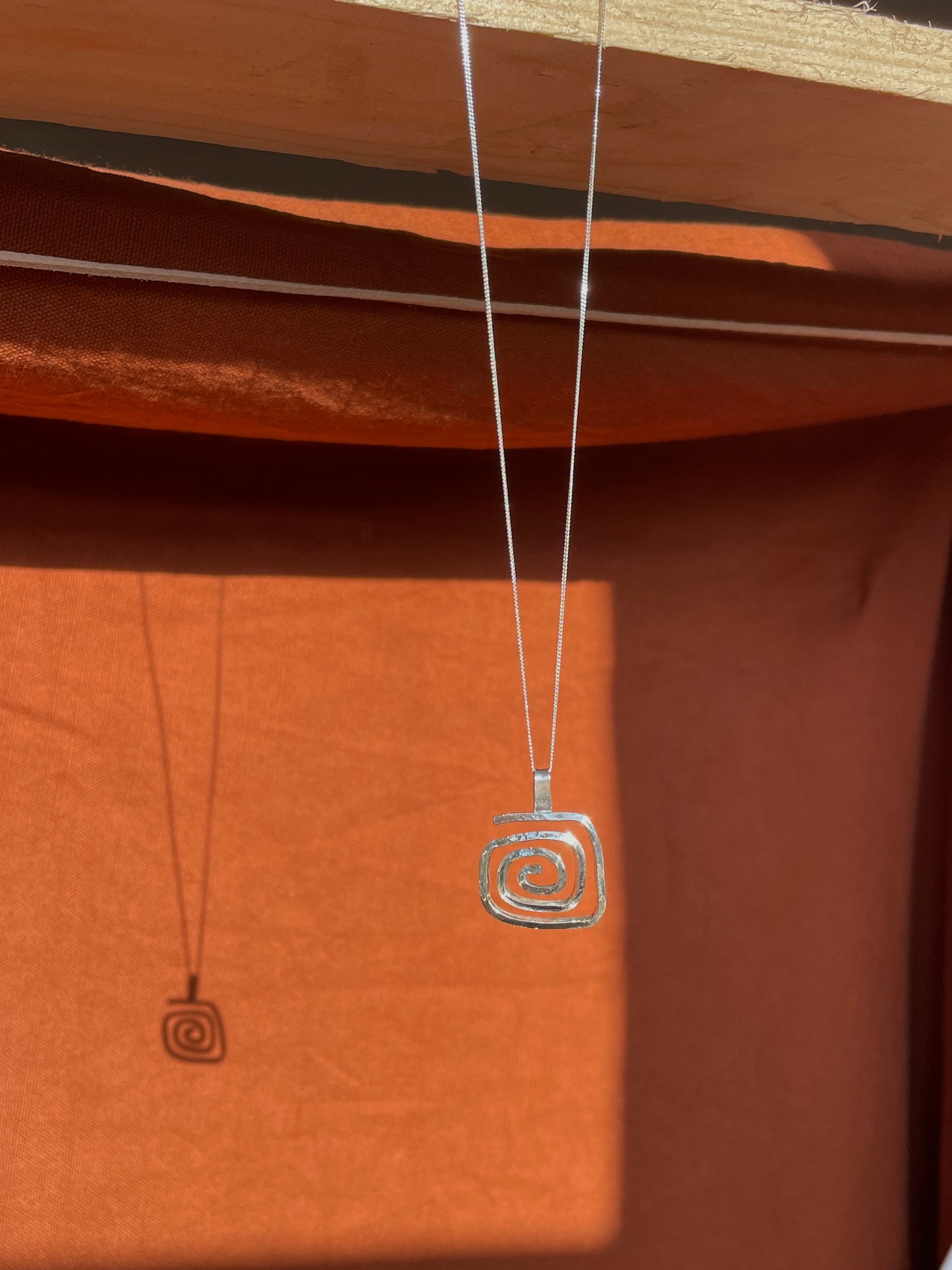 Funky Chunky Square Pendant