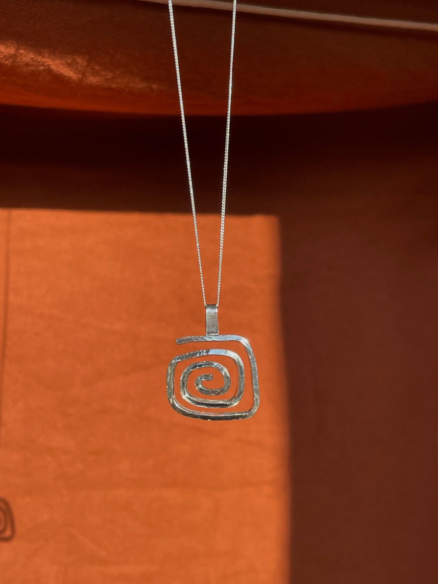 Funky Chunky Square Pendant