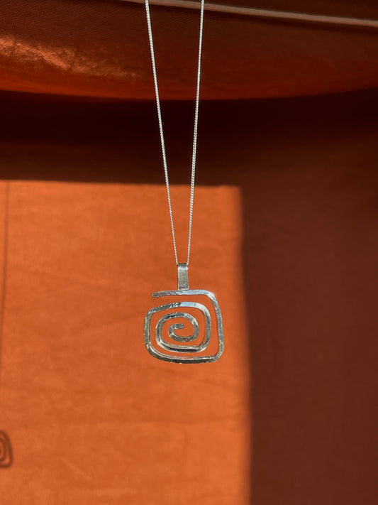 Funky Chunky Square Pendant