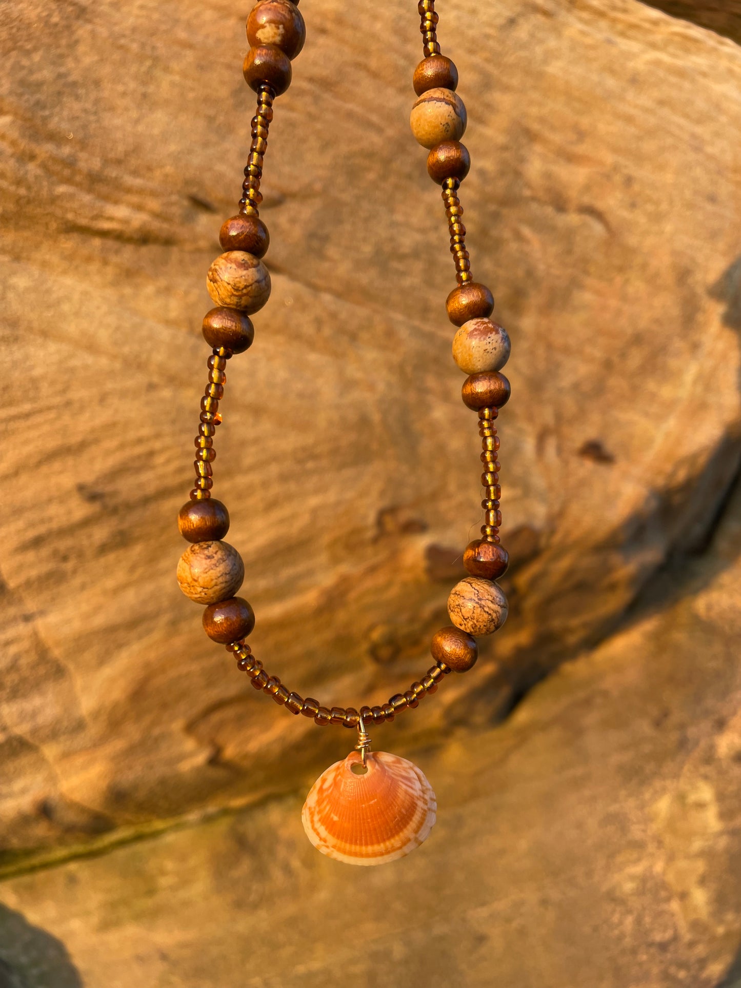 Namaste Cockle Necklace