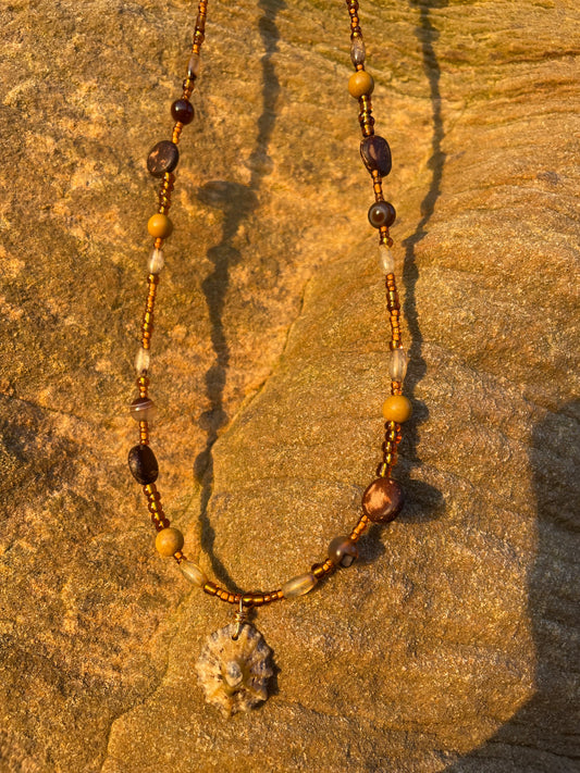 Sandy Limpet Necklace