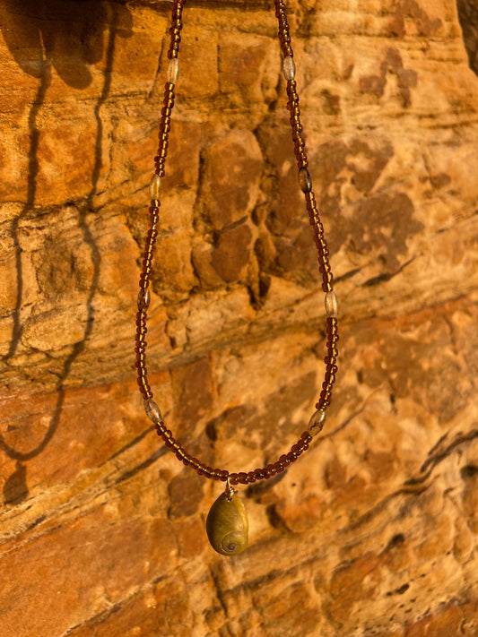 Ember Periwinkle Necklace