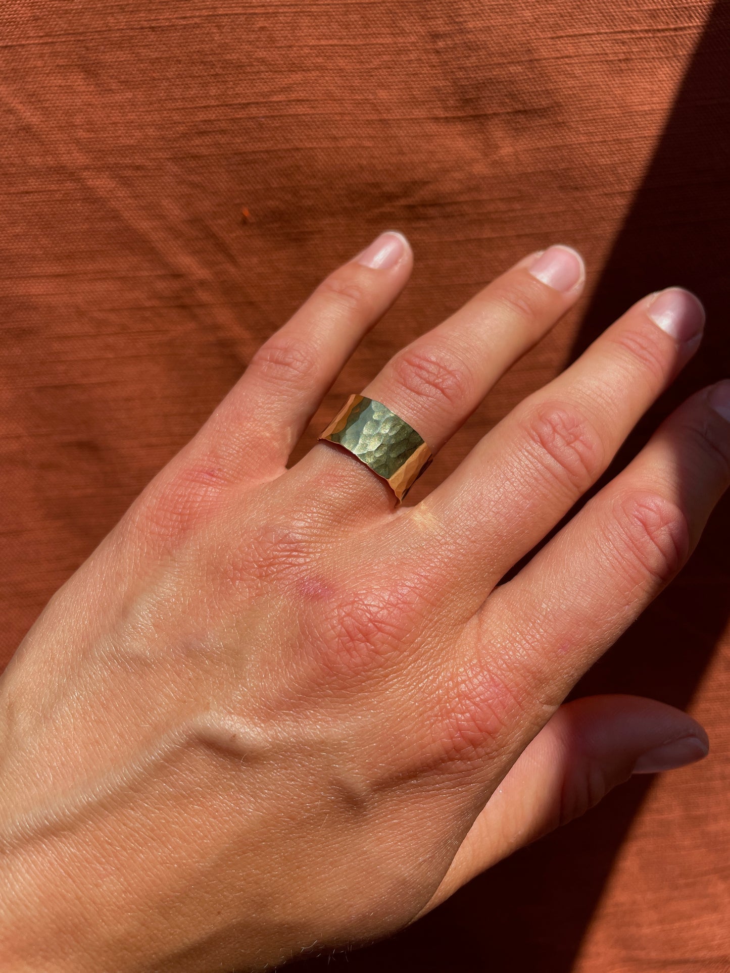 Adjustable Brass Ring